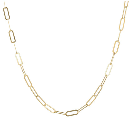 UltraFine Silver 20" Flat Paperclip Link Neckla ce, 4.0g