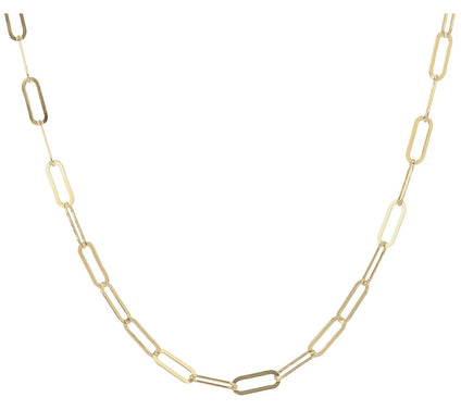 UltraFine Silver 18" Flat Paperclip Link Neckla ce, 3.7g