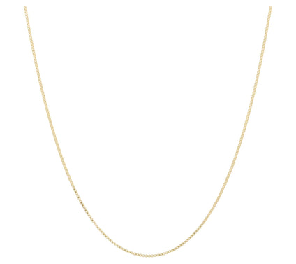 Veronese 18K Clad 20" Fine Box Chain Necklace