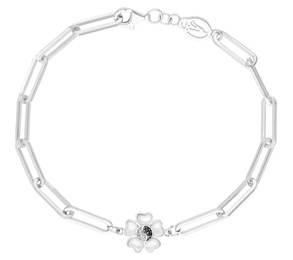 Goddaughters Sterling Silver Multi-Gemstone YinYang Bracelet