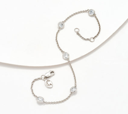 Effy Lab Grown Diamond Station Bracelet, 14K