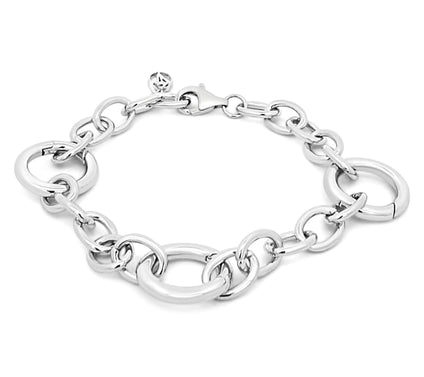 Goddaughters Sterling Silver Adjustable Charm Holder Bracelet