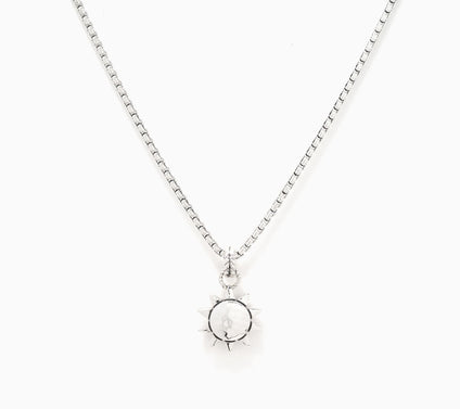 JAI Sterling Silver Baby Box Chain Symbols of Love Necklace, 10.0g