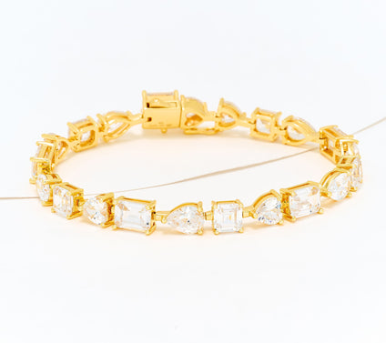 Kathy Hilton x Anna Zuckerman Lisboa Tennis Bracelet Sterling Silver