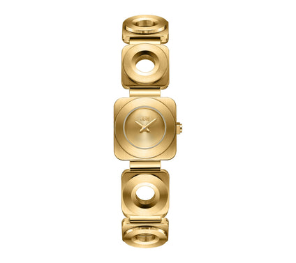 JBW Women's Chasm 18K Gold Plated Open Link Wat ch