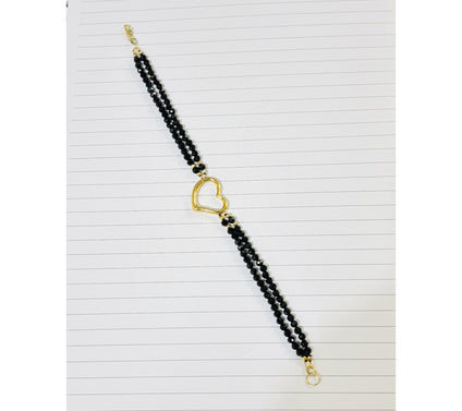 Alkeme 14K Gold "Power of Love" Faceted Spinel Bracelet