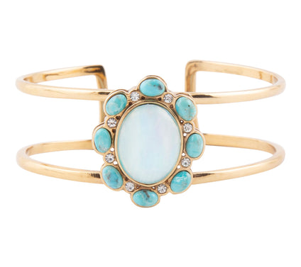 Barse Artisan Crafted Multi-Gemstone Cuff Bracelet