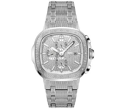 JBW Men's Heist 1/7 cttw Diamond Stainless Steel Watch