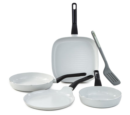 BergHOFF Leo Glints 5-Piece Ceramic Nonstick Cookware Set
