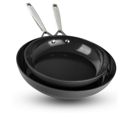 Gotham Steel Pro 2X Ultra Nonstick 10'' and 12'' Fry Pan Set