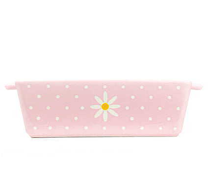 10 Strawberry Street Daisy Polka Dot Loaf Pan Baker