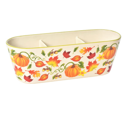 Temp-tations Harvest 3-Section Utensil Holder