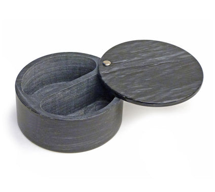 RSVP Black Marble Salt Box