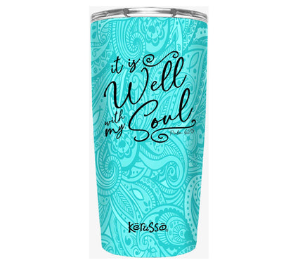 Kerusso 20-oz Dual Wall Tumbler - It Is Well