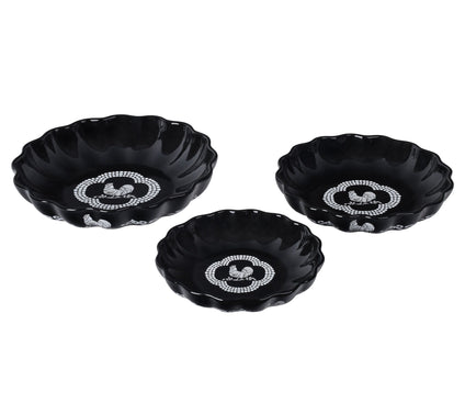 Temp-tations Doodle Doo S/3 Nesting Scalloped Edge Bakers