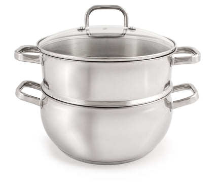 BergHOFF Belly Shape 3pc 18/10 SS Steamer Set
