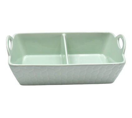 Temp-tations Carved Willow 11x7 Everyday Essential Divided Baker