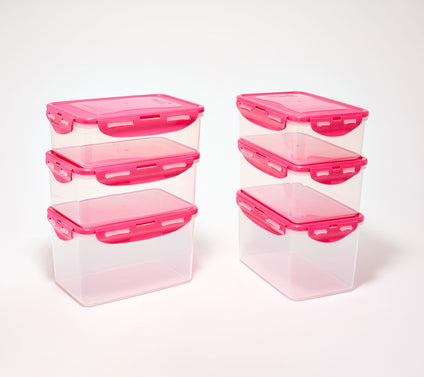 LocknLock 6-Piece Rectangle Storage Set