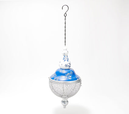 Temp-tations Outdoor Centertaining 12" Resin/Metal Bird Feeder