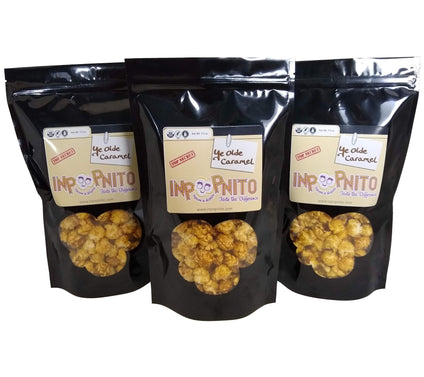 Inpopnito 3 Pack Popcorn in Disguise Ye Olde Ca ramel