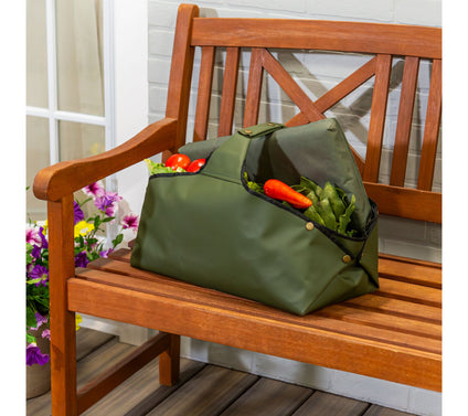 Evergreen 3-in-1 Convertible Garden Tote w/ Kneeler Mat