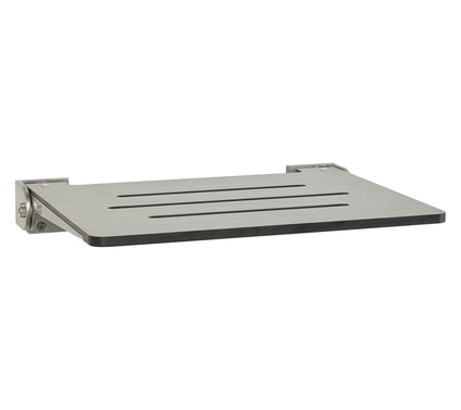 Seachrome 18" SlimLine Folding Wall Mount Shower Bench, Ash