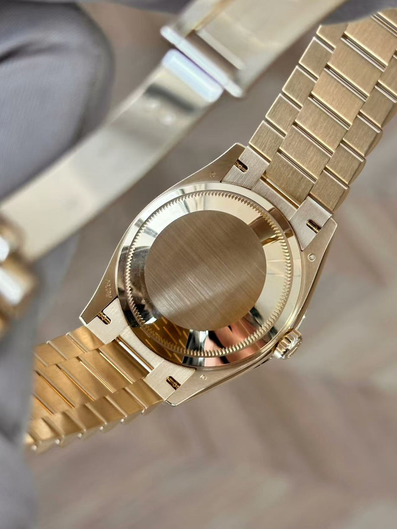 Rolex Day-Date 128398TBR-0037 – Baguette Diamond Bezel & Baguette Diamond Hour Markers — View 3