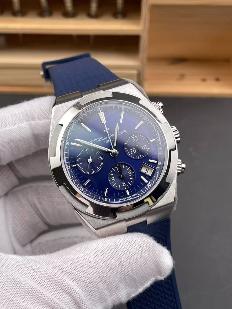 Overseas Series Watch 5500V Blue Dial — View 2