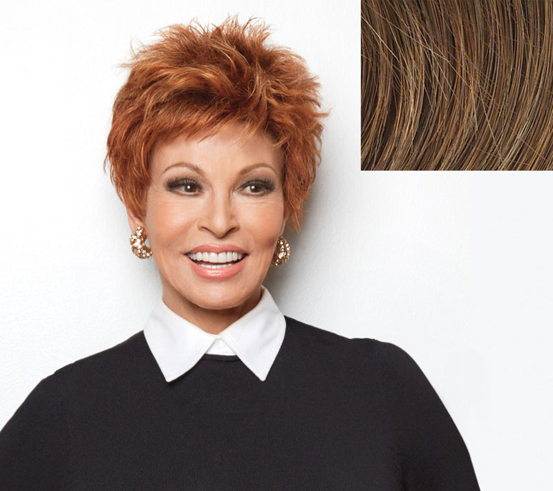 Raquel Welch "Power" Short Spiky Top Wig — View 15