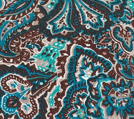Susan Graver Printed Liquid Knit V-neck 3/4 Sleeve Top — View 14