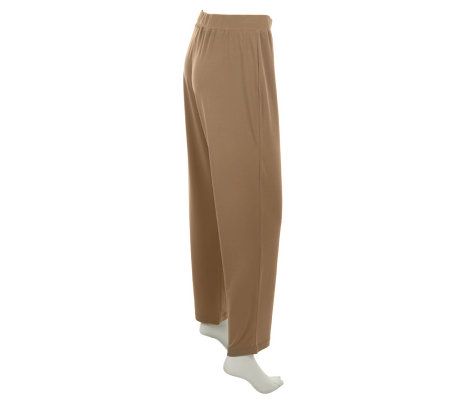 Susan Graver Essentials Reg Liquid Knit Straight Leg Pants — View 55
