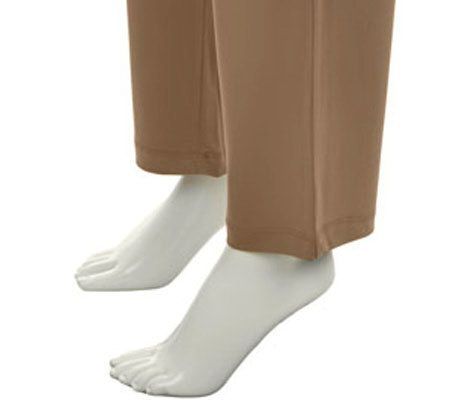 Susan Graver Essentials Reg Liquid Knit Straight Leg Pants — View 57