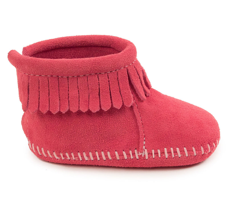 Minnetonka Infant's Hook-and-Loop Back Flap Booties — View 11