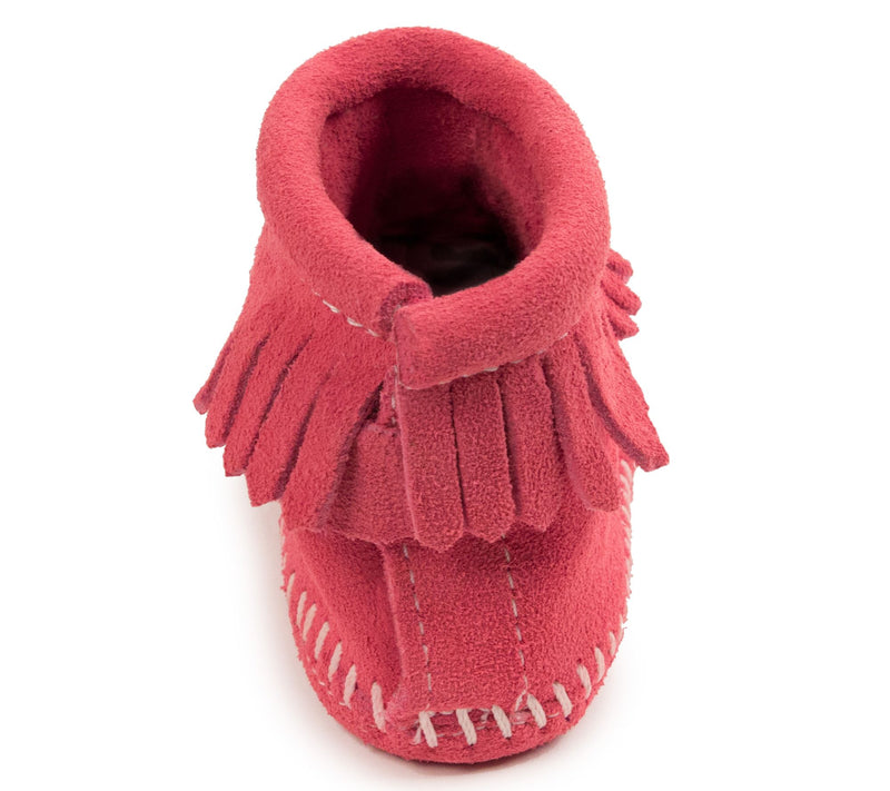 Minnetonka Infant's Hook-and-Loop Back Flap Booties — View 13