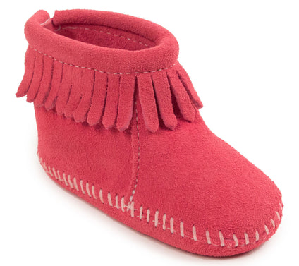 Minnetonka Infant's Hook-and-Loop Back Flap Booties