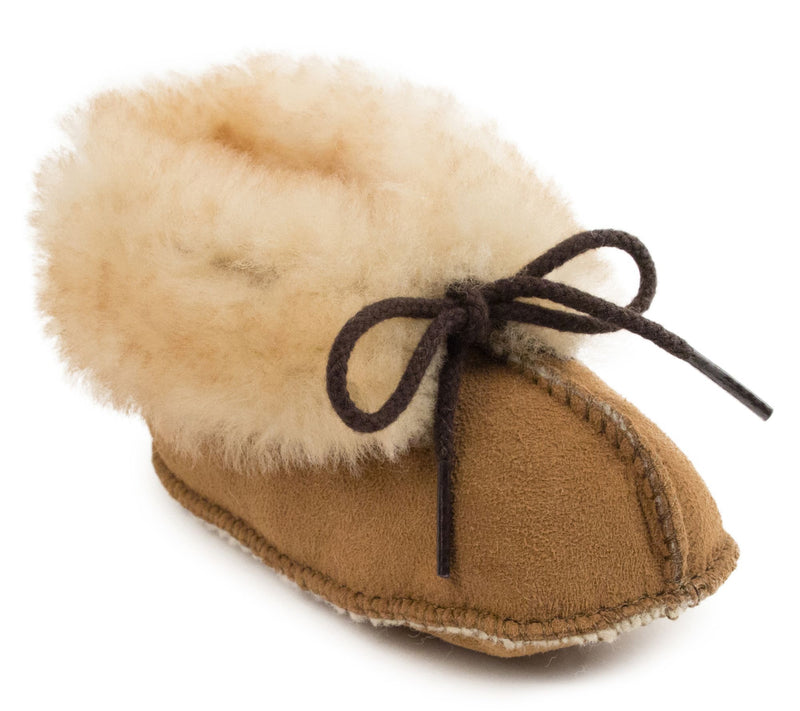 Minnetonka Infant's Genuine Sheepskin Booties — View 5