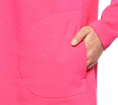 Denim & Co. Active Petite French Terry Tunic — View 78