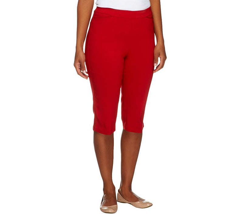 Susan Graver Ultra Stretch Pull-on Pedal Pushers with Pockets — View 11