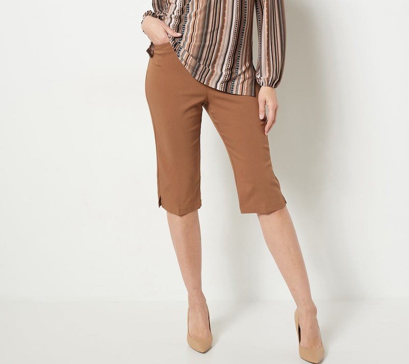 Susan Graver Ultra Stretch Pull-on Pedal Pushers with Pockets — View 33