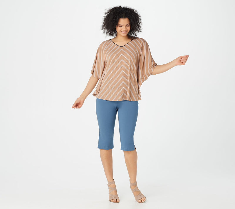 Susan Graver Ultra Stretch Pull-on Pedal Pushers with Pockets — View 26