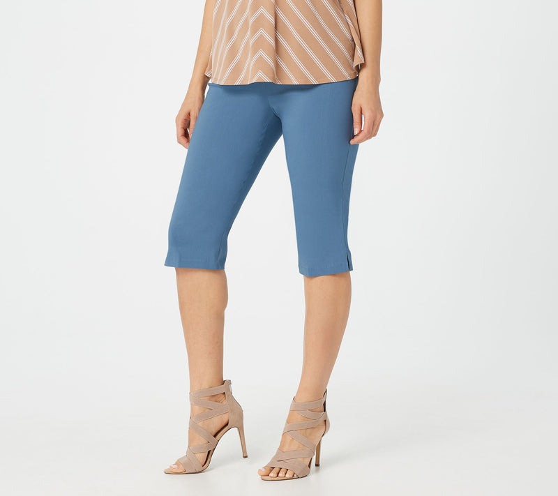 Susan Graver Ultra Stretch Pull-on Pedal Pushers with Pockets — View 24