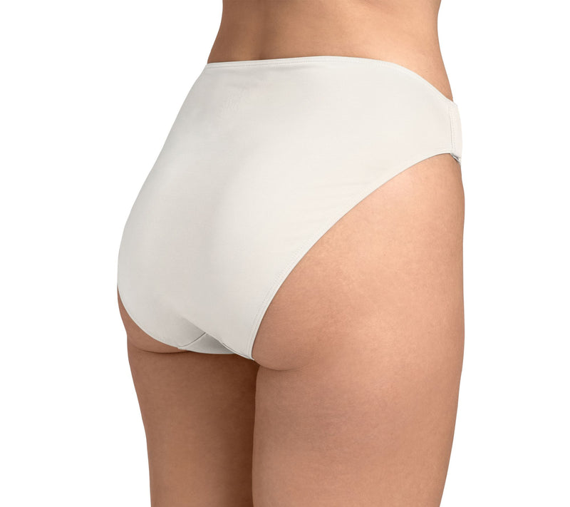 Slick Chicks Adaptive High-Waisted Brief Underw ear - White — View 4
