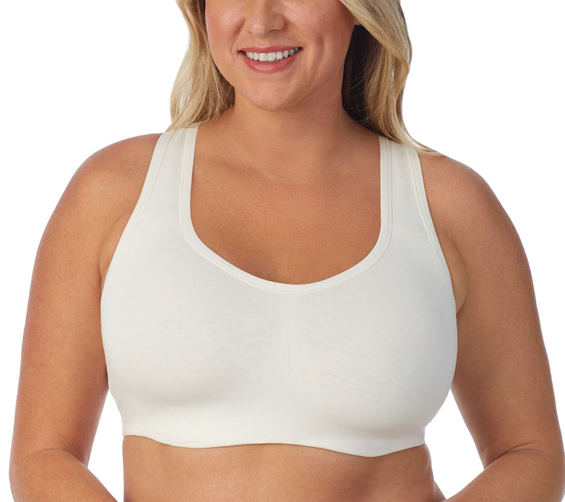 Cuddl Duds Intimates Cotton Core Secret Support Tank Bra — View 9