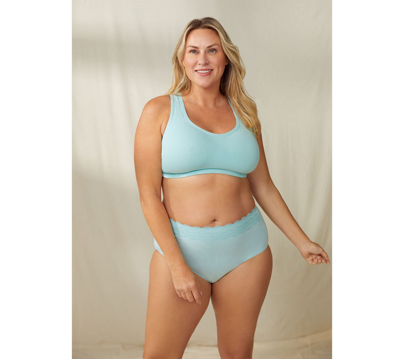 Cuddl Duds Intimates Cotton Core Secret Support Tank Bra — View 14