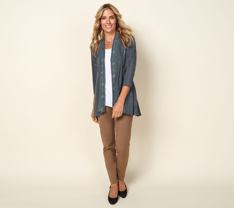 Susan Graver Regular Premium Stretch Slim Leg Pull-On Pants — View 19
