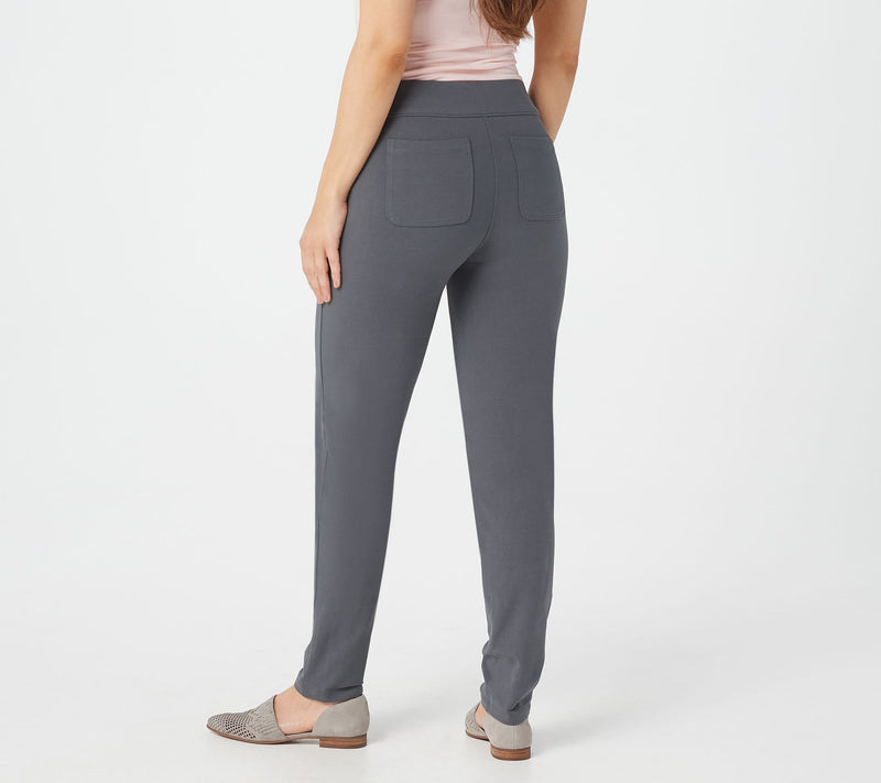 Susan Graver Regular Premium Stretch Slim Leg Pull-On Pants — View 14