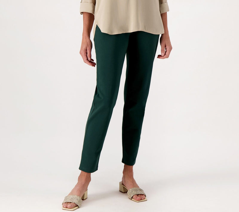 Susan Graver Petite Premium Stretch Slim Leg Pull-On Pants — View 23