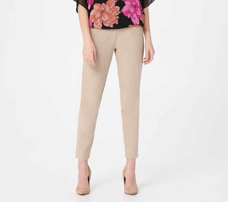 Susan Graver Petite Weekend Premium Stretch Slim-Leg Pants — View 26