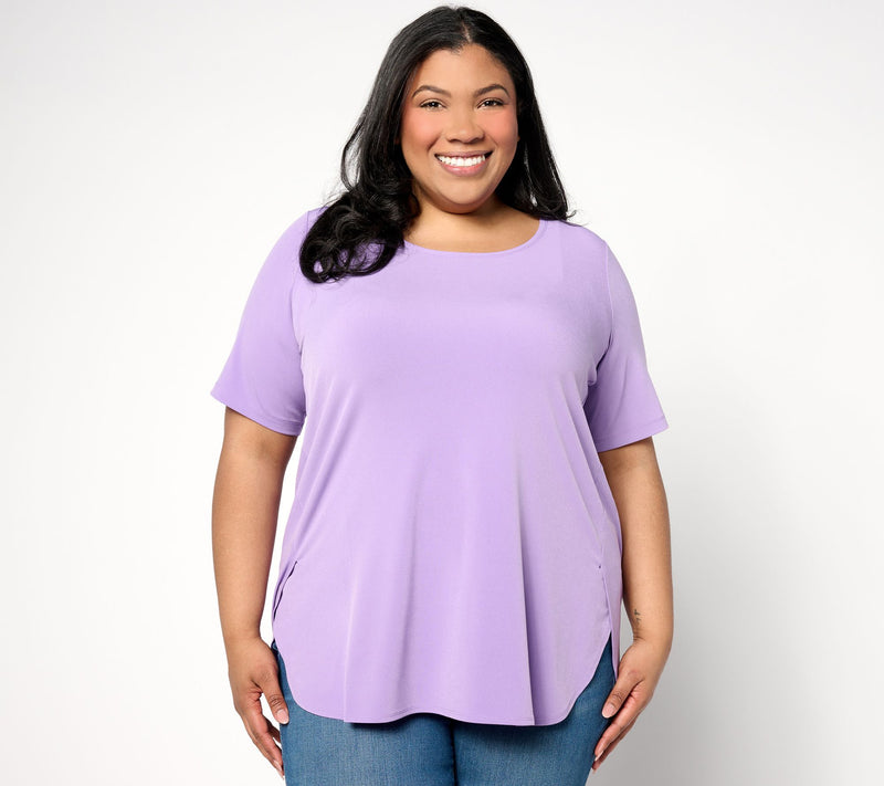 Susan Graver Modern Essentials Liquid Knit Tunic — View 15
