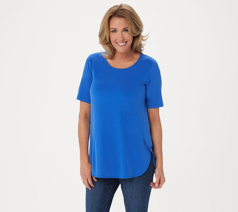 Susan Graver Modern Essentials Liquid Knit Tunic — View 3